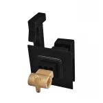 Гигиенический душ Koer KB-23009-05 латунный черный матовый скрытого монтажа (KR3511)