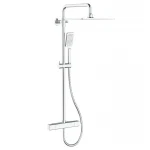 Душова колона Koer KB-53011-01 латунна хромована з термостатом (KR4722)