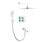Встраиваемая душевая система с термостатом Koer KB-67011-01 (Цвет хром) (KR4726)