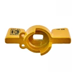 Ручка-метелик Koer для крана кульового 1/2'' алюмінієва (колір жовтий) (KR4739)