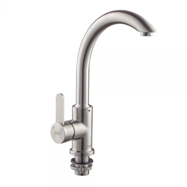 Смеситель для кухни Koer KI-70019-02 (из нерж. стали) (Цвет нерж) (KR4795)