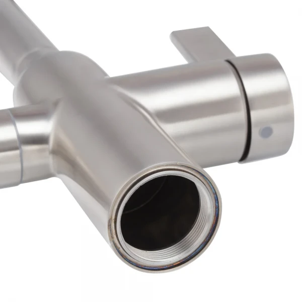 Смеситель для кухни с выходом для питьевой воды Koer KI-72020-02 (из нерж. стали) (KR4797)