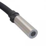 Кухонний змішувач з чорним силіконовим виливом Koer KI-70022-02 (з нерж. сталі) (KR4799)