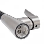 Кухонний змішувач з чорним силіконовим виливом Koer KI-70022-02 (з нерж. сталі) (KR4799)