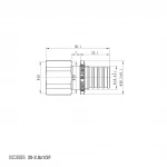 Переходник с ВР Koer KA.A06F-20 - 20(2.8mm) x 1/2"F (KR4863)