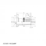 Перехідник з накидною гайкою під плоске ущільнення Koer KA.A08F-16S - 16(2.2mm) x 3/4"F (KR4866)
