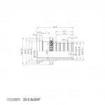 Переходник с накидной гайкой под плоское уплотнение Koer KA.A08F-20S - 20(2.8mm) x 3/4"F (KR4867)