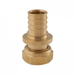 Переходник с накидной гайкой под плоское уплотнение Koer KA.A08F-25S - 25(3.5mm) x 3/4"F (KR4868)