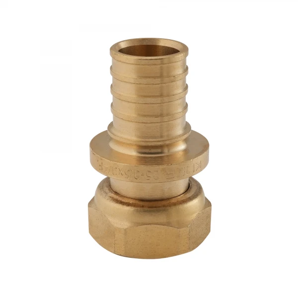 Переходник с накидной гайкой под плоское уплотнение Koer KA.A08F-25S - 25(3.5mm) x 3/4"F (KR4868)