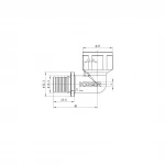 Кутник перехідний з ВР Koer KA.L06F-16 - 16(2.2mm) x 1/2