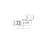 Кутник перехідний з ВР Koer KA.L08F-16 - 16(2.2mm) x 3/4