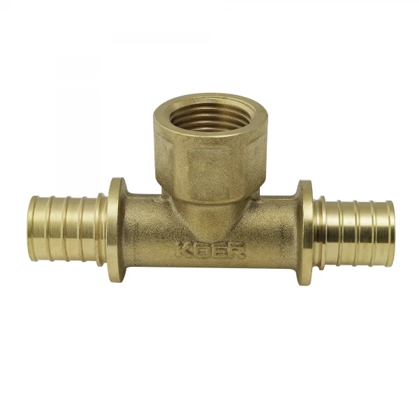 Тройник переходный с ВР Koer KA.T20-06F-20 - 20(2.8mm) x 1/2"F x 20(2.8mm) (KR4895)