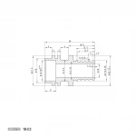 Трубка Г-образная для подсоединения радиатора Koer KA.D16-500 - 16(2.2mm) x 15-500mm (KR4904)