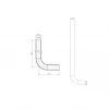 Трубка Г-образная для подсоединения радиатора Koer KA.D16-500 - 16(2.2mm) x 15-500mm (KR4904)