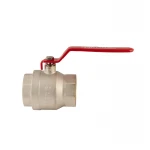 Кран шаровый Koer KR.214 - 3" FF ГГР (ручка "рычаг" красная) (KR4951)