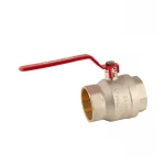 Кран шаровый Koer KR.214 - 3" FF ГГР (ручка "рычаг" красная) (KR4951)