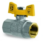 Кран шаровый Koer KG.207 - 3/4" FF ГГБ (газ) (KR4959)