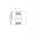 Ніпель поворотний Koer KF.N210 - 1'' MM (KR4977)