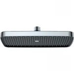 Стельова лійка для душу Koer KP-0402-01-OH пластикова хромована 310×200 мм (KR4984)