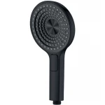 Лійка для душу KOER KP-0403-05 чорна матова з ABS-пластику на 3 режими (KR4993)