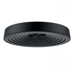 Стельова лійка для душу KOER KP-0403-05-OH чорна матова з ABS-пластику, 300 мм (KR4994)