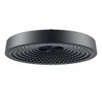 Стельова лійка для душу Koer KP-0403-07-OH пластикова графітова 300 мм (KR4998)
