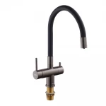 Смеситель для кухни Koer KB-72002-07 с выходом для питьевой воды (KR5003)