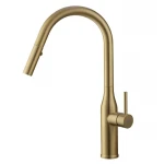 Смеситель для кухни Koer KI-70004-12 с выдвижным изливом (нерж. сталь) (KR5004)