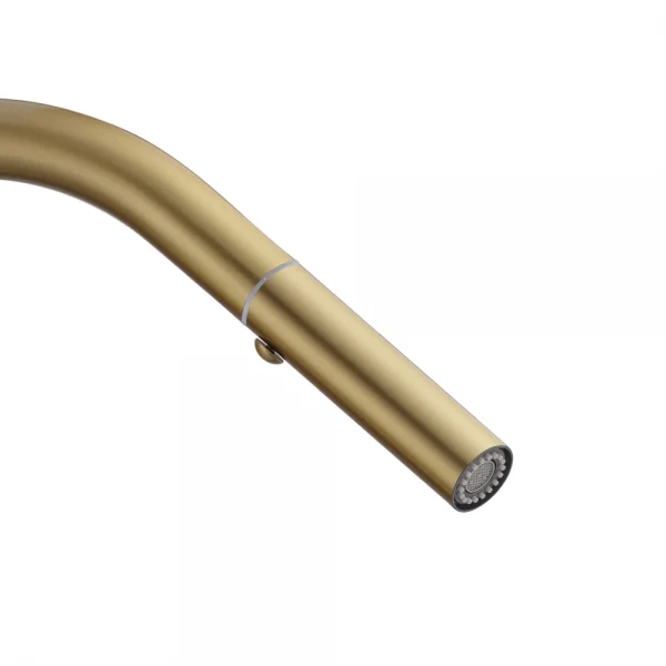 Смеситель для кухни Koer KI-70004-12 с выдвижным изливом (нерж. сталь) (KR5004)