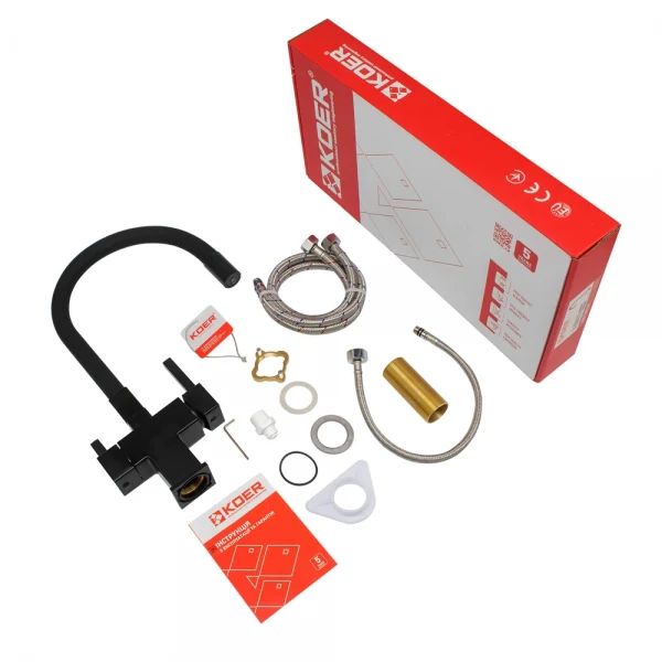 Смеситель для кухни Koer KB-72023-05 с выходом для питьевой воды (KR5009)