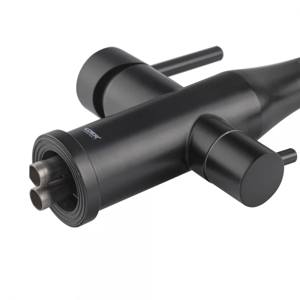 Смеситель для кухни Koer KI-72024-05 с выходом для питьевой воды (нерж. сталь) (KR5012)