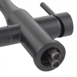 Смеситель для кухни Koer KI-72024-05 с выходом для питьевой воды (нерж. сталь) (KR5012)