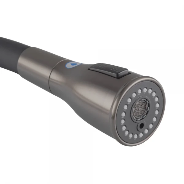 Смеситель для кухни Koer KI-72024-07 с выходом для питьевой воды (нерж. сталь) (KR5013)