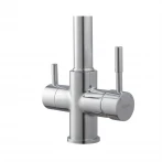 Смеситель для кухни Koer KB-72025-01 с выходом для питьевой воды (излив – пружина) (KR5014)