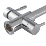 Смеситель для кухни Koer KB-72025-01 с выходом для питьевой воды (излив – пружина) (KR5014)