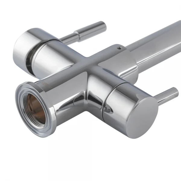 Смеситель для кухни Koer KB-72025-01 с выходом для питьевой воды (излив – пружина) (KR5014)