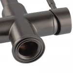 Змішувач для кухні Koer KB-72025-07 з виходом для питної води (вилив - пружина) (KR5016)