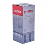 Фильтр для холодной воды Koer KV-24-1/2 (колба 3-х составляющая, 8 атм. 1/2") (KR5017)