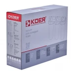 Фильтр для холодной воды Koer KV-26-1/2 (3 колбы, 8 атм.) (KR5022)