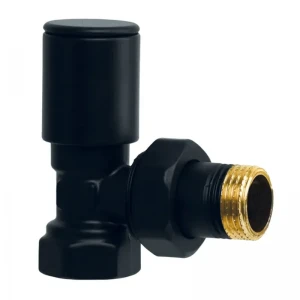 Кран для сушарки рушників кутовий Koer KR.531.Black - 1/2