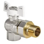 Кран з американкою кутовий Koer KR.228.W - 1