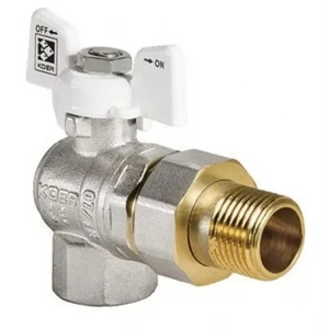 Кран з американкою кутовий Koer KR.228.W - 1 Кран з американкою кутовий Koer KR.228.W - 1