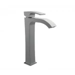 Смеситель для умывальника Koer KB-13007-07 высокий (Цвет графит) (KR5154)