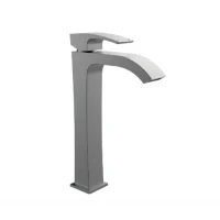 Змішувач для умивальника Koer KB-13007-07 високий (Колір графіт) (KR5154)