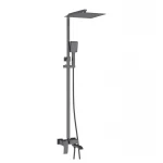 Душевая колонна со смесителем Koer KB-56007-07, 3 функции (Цвет графит) (KR5160)