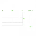 Комплект інсталяційний для унітазу Koer KT-0501-03 (з пан. змиву KT-0601-03 Біла + звукоіз.) (KR5169)