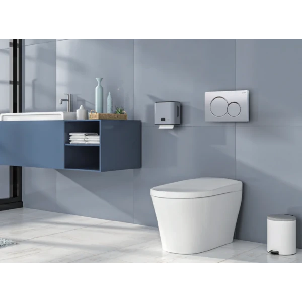 Панель змиву KOER KT-0601-01 пластикова, кнопка кругла (KR5174)