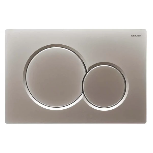 Панель змиву KOER KT-0601-14 пластикова, кнопка кругла (KR5177)