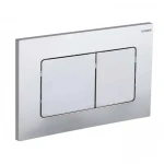 Панель смыва KOER KT-0602-01 пластиковая, кнопка квадратная (KR5178)