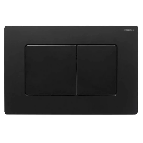 Панель смыва KOER KT-0602-05 пластиковая, кнопка квадратная (KR5181)
